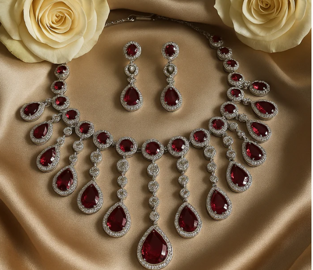 diamond jewellery set