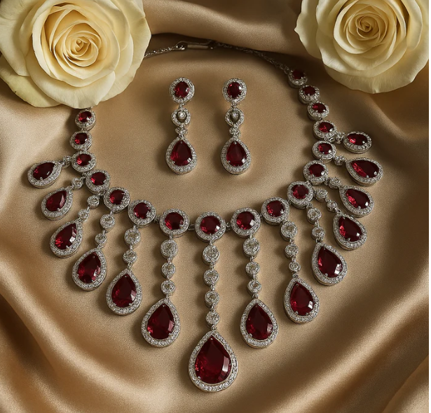 diamond jewellery set