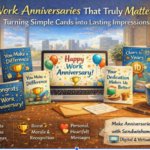 work anniversary cards