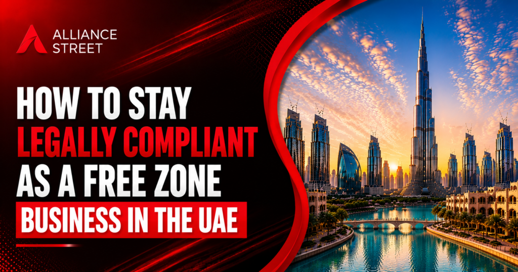Business legal compliance UAE guide for free zone companies