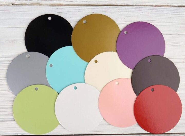 Custom Round Tags